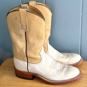 Vtg Logan Boot Co Cowboy Boots‎ Coastal Cowgirl Western Leather USA Women 6B